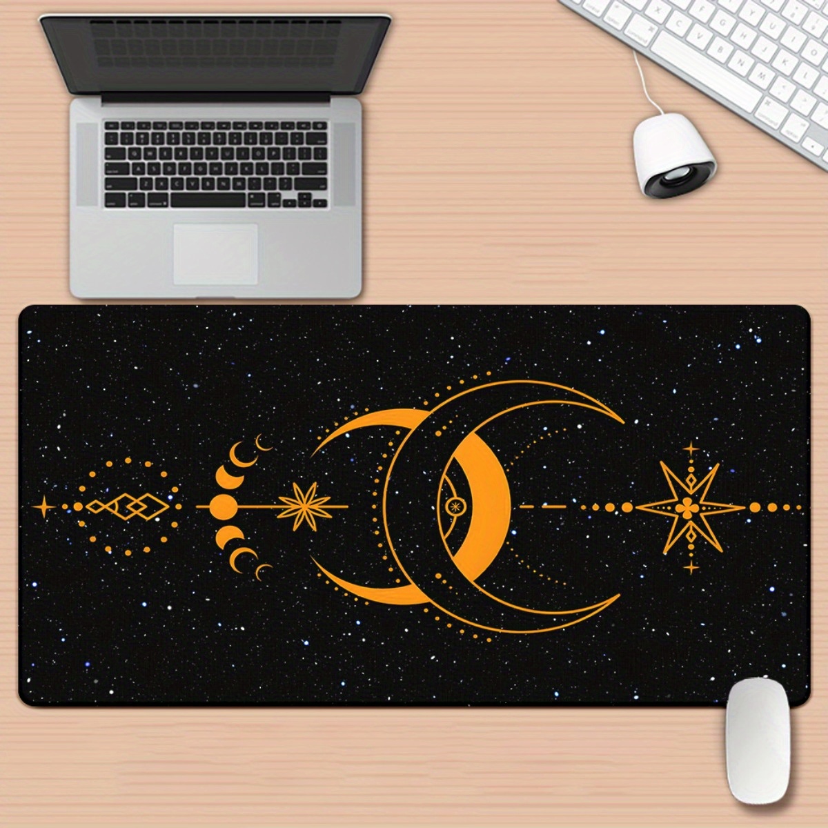 Gaming Keyboard Brand - Tapis de souris HD imprimé noir