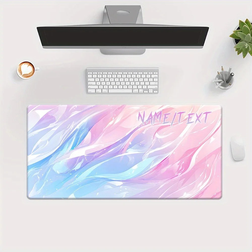 Gaming Keyboard Name - Tapis de bureau XXL personnalisé avec