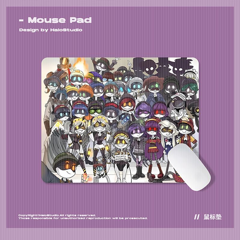 Gaming Keyboard And Mouse Pad - Tapis de souris Anime Murder Drones,