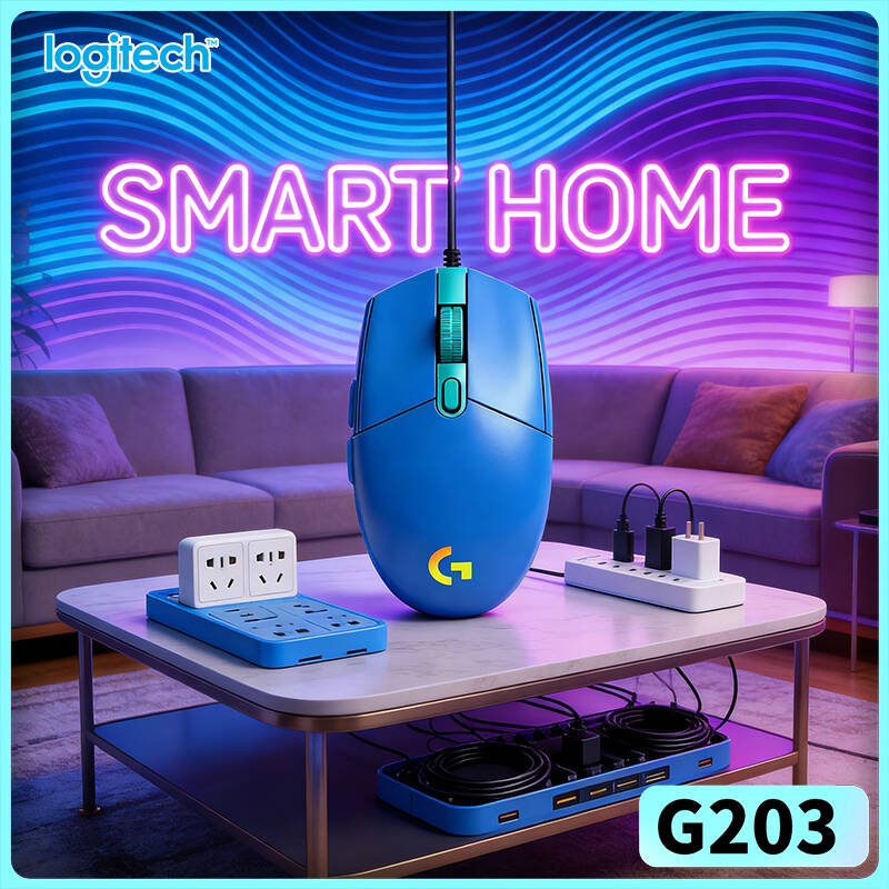 Logitech Mouse G203 - Souris de jeu filaire Logitech G203,