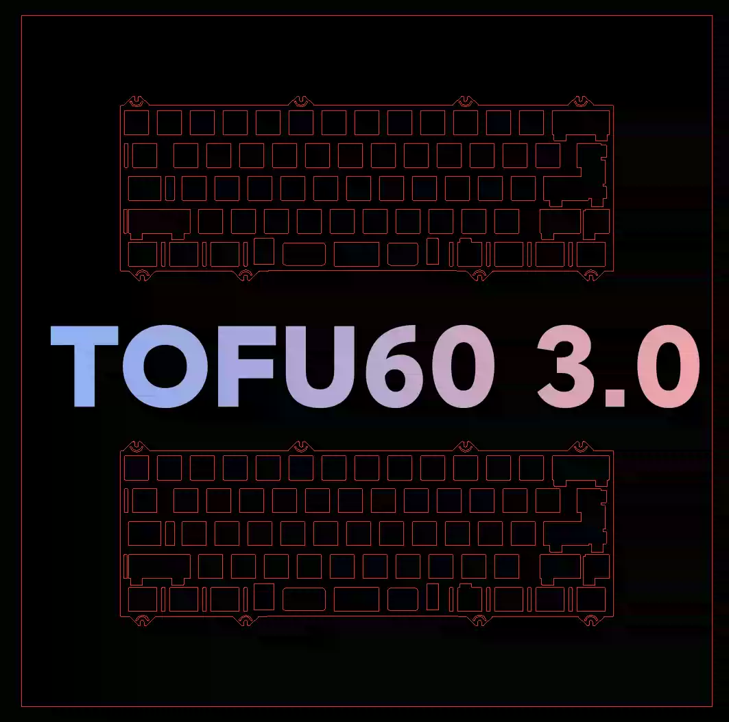 Mechanical Switch Tester - Plaque dédiée pour clavier KBDFANS TOFU60