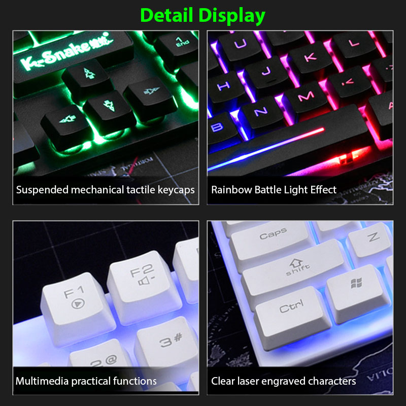 Ensemble clavier et souris KM3 - Gaming Keyboard And Mouse Combo avis et prix