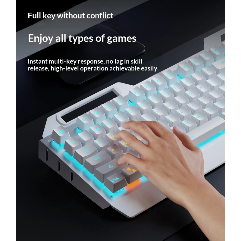 Combo clavier, souris et casqu - Gaming Keyboard And Mouse Combo Wireless avis et prix