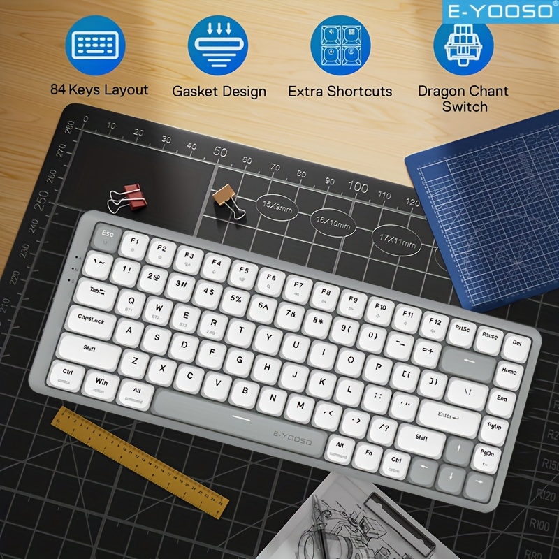 E-YOOSO Tri-Mode 2.4GWireless/ - Gaming Keyboard E Yooso avis et prix