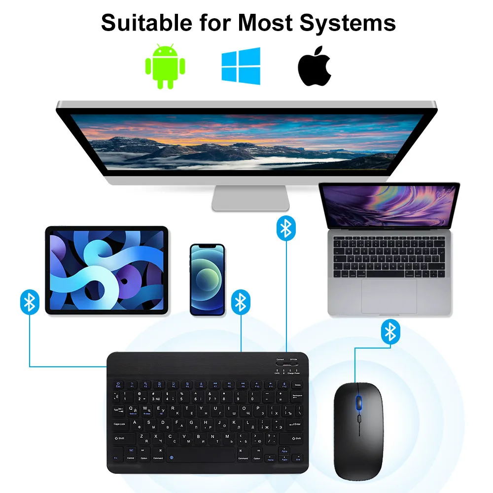 Nouveau 2025 Bluetooth clavier - Gaming Keyboard And Mouse Wireless avis et prix