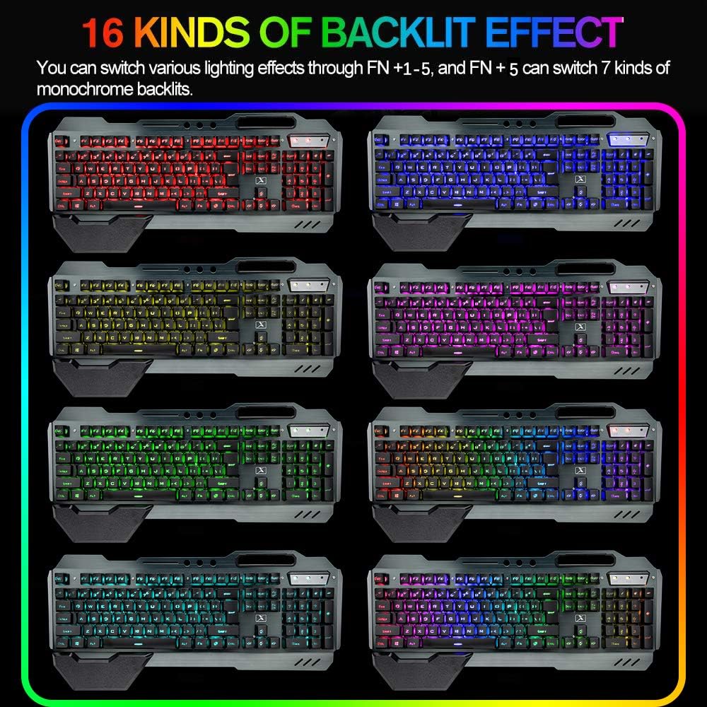 Clavier et souris de jeu sans  - Gaming Keyboard And Mouse Combo avis et prix