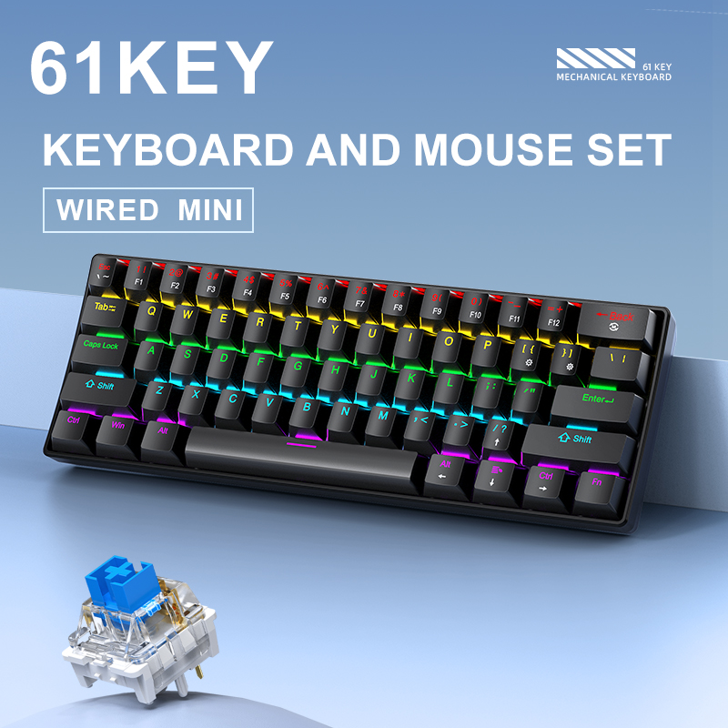 APAYADO K61 Mini clavier mécan - Gaming Keyboard Mini avis et prix