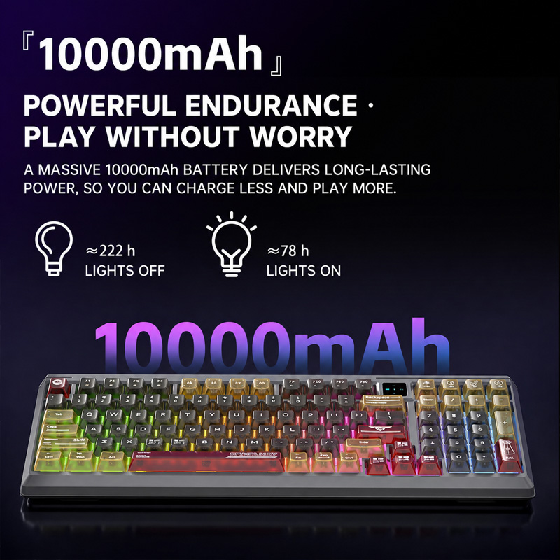 Langtu T98, clavier mécanique  - Gaming Keyboard And Mouse Combo Wireless avis et prix