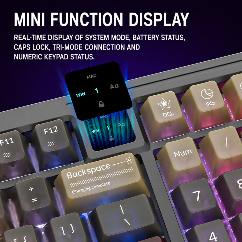 Langtu T98, clavier mécanique  - Gaming Keyboard And Mouse Combo Wireless avis et prix