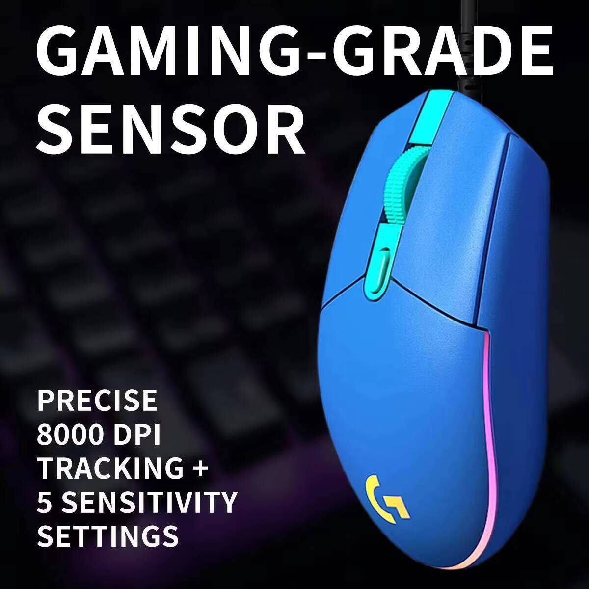 Souris de jeu Logitech G203, c - Logitech Mouse G203 avis et prix