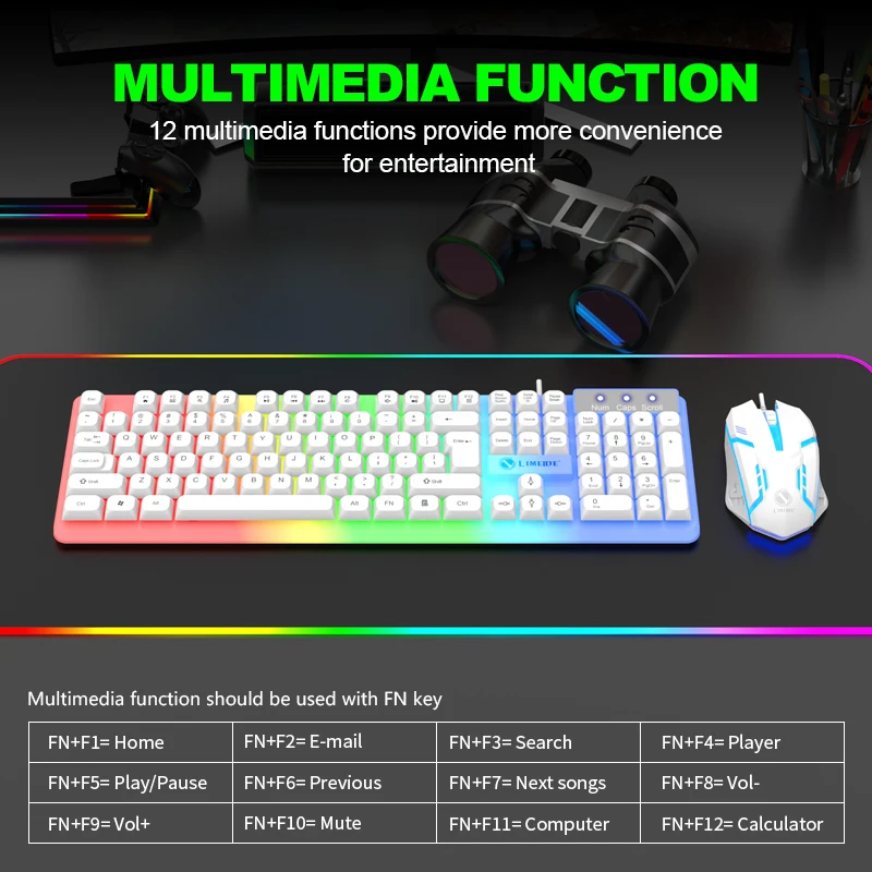 NG GTX350 clavier de jeu souri - Gaming Keyboard Mouse Combo avis et prix