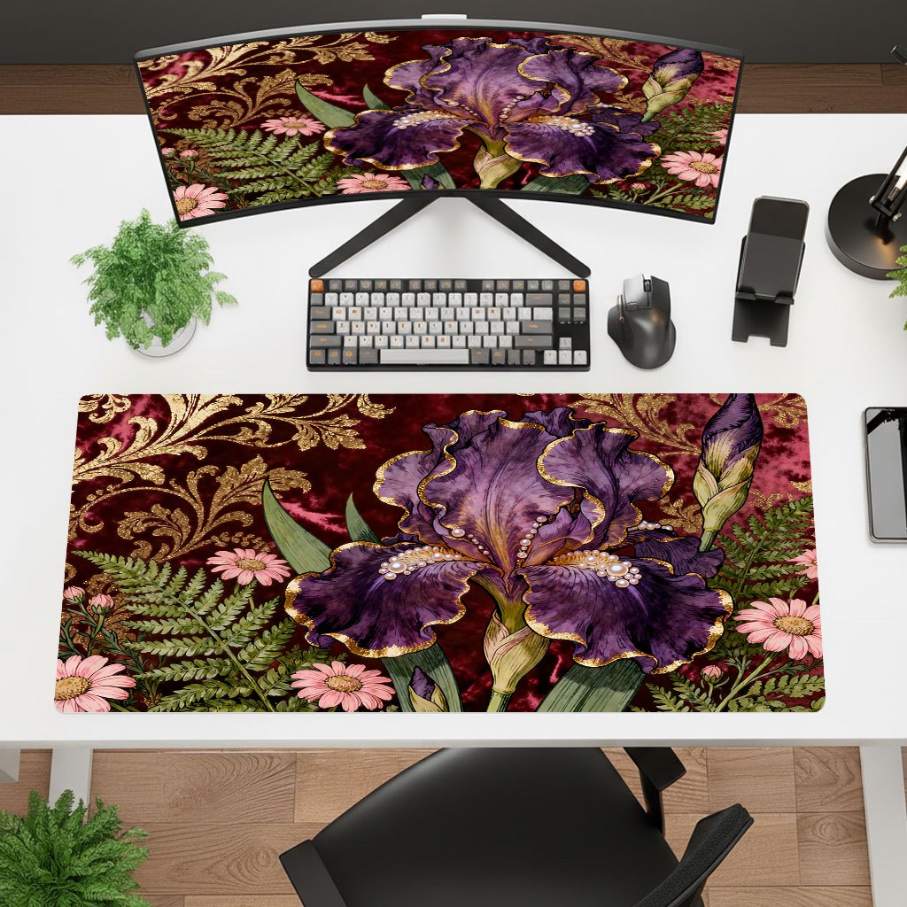 Tapis de Souris Floral Violet  - Gaming Keyboard Brand avis et prix