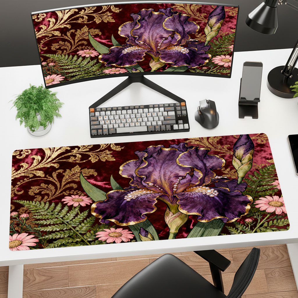 Tapis de Souris Floral Violet  - Gaming Keyboard Brand avis et prix