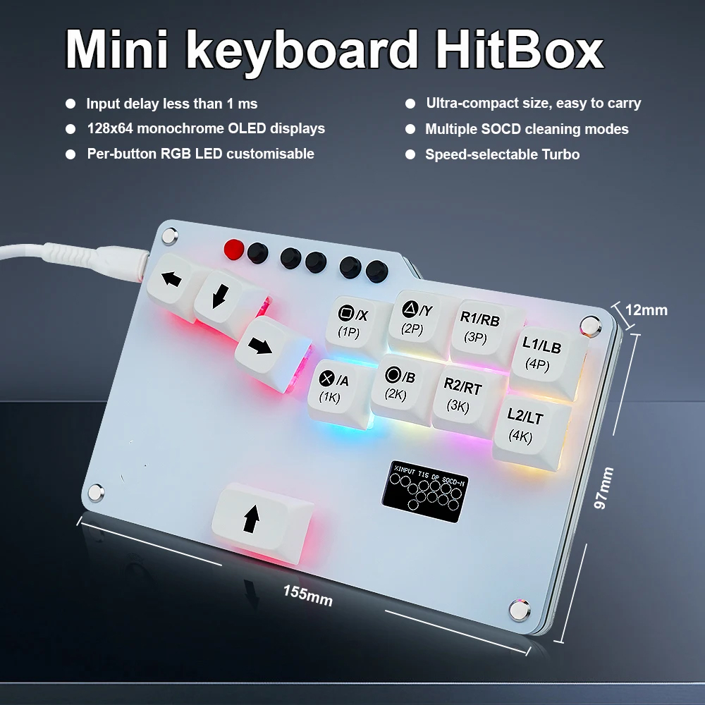 Hitbox-Mini clavier de poche G - Gaming Keyboard Mini avis et prix