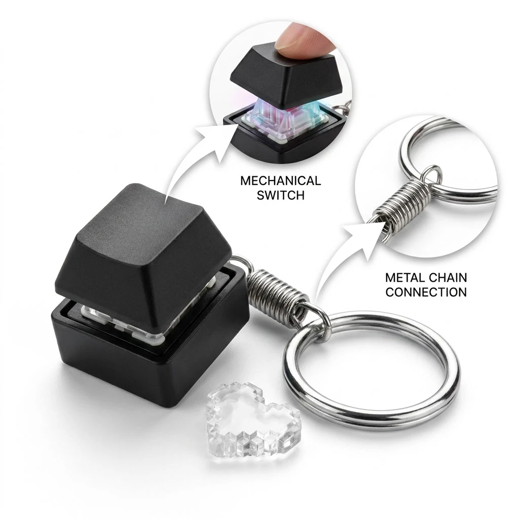 Mini clavier RGB porte-clés, j - Mechanical Switch Tester avis et prix