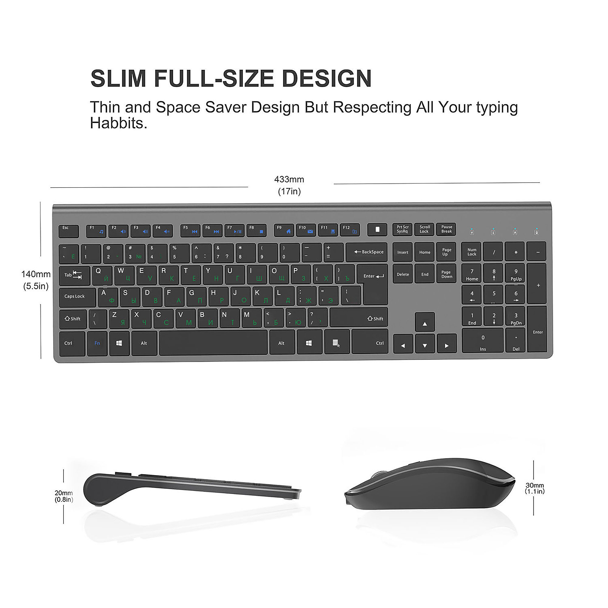 Ensemble clavier et souris san - Gaming Keyboard And Mouse Wireless avis et prix
