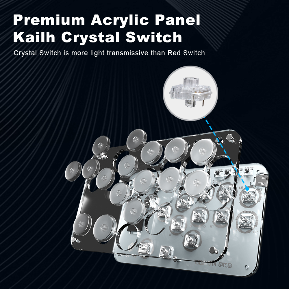 Manette de jeu d'arcade Haute4 - Gaming Keyboard Mini avis et prix