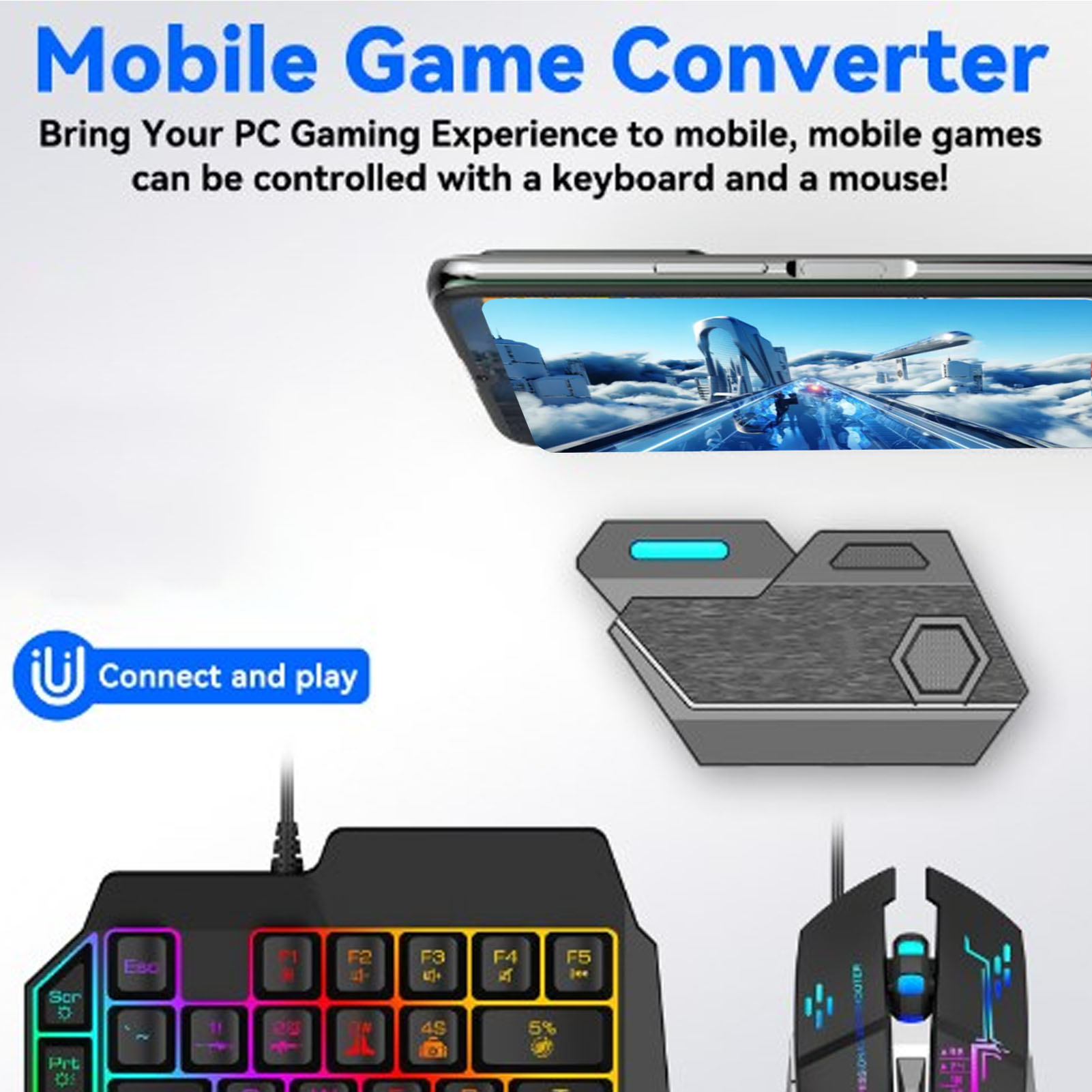 Pack combiné de jeu Mobile, co - Gaming Keyboard And Mouse Combo avis et prix