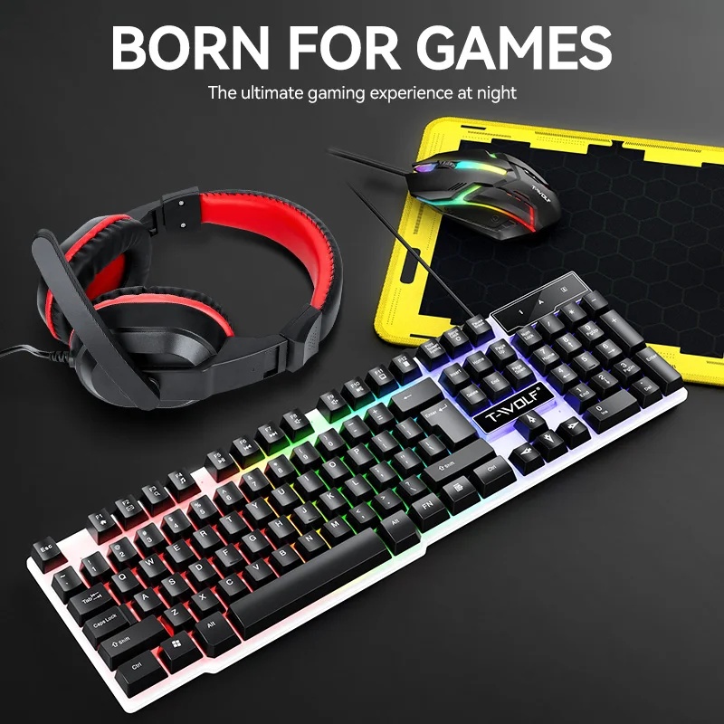 NOUVEAUX ensembles de clavier  - Gaming Keyboard And Mouse Combo avis et prix