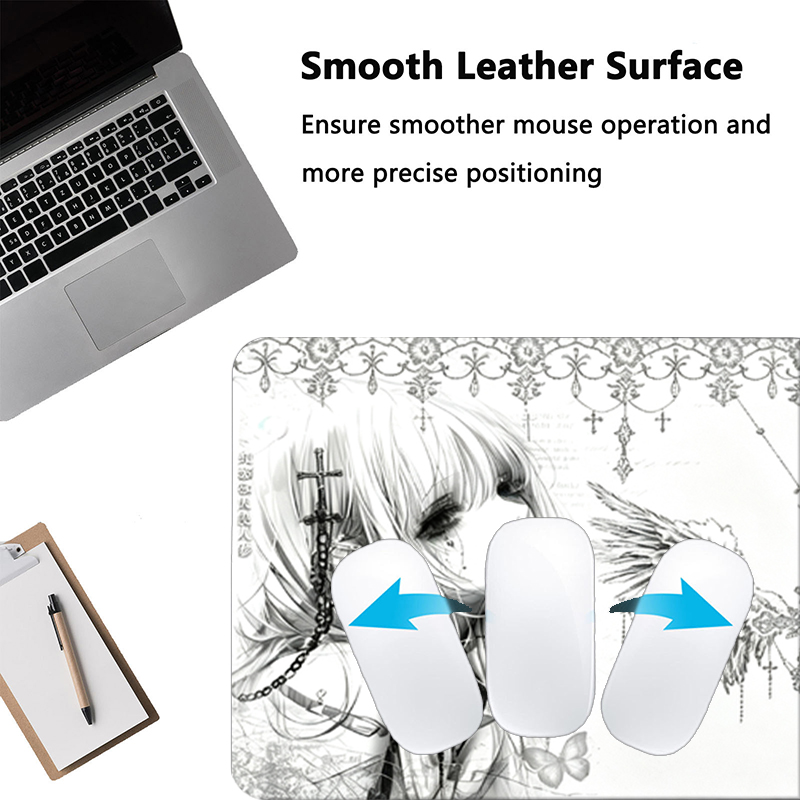 Tapis de souris en cuir noir e - Gaming Keyboard And Mouse Pad avis et prix