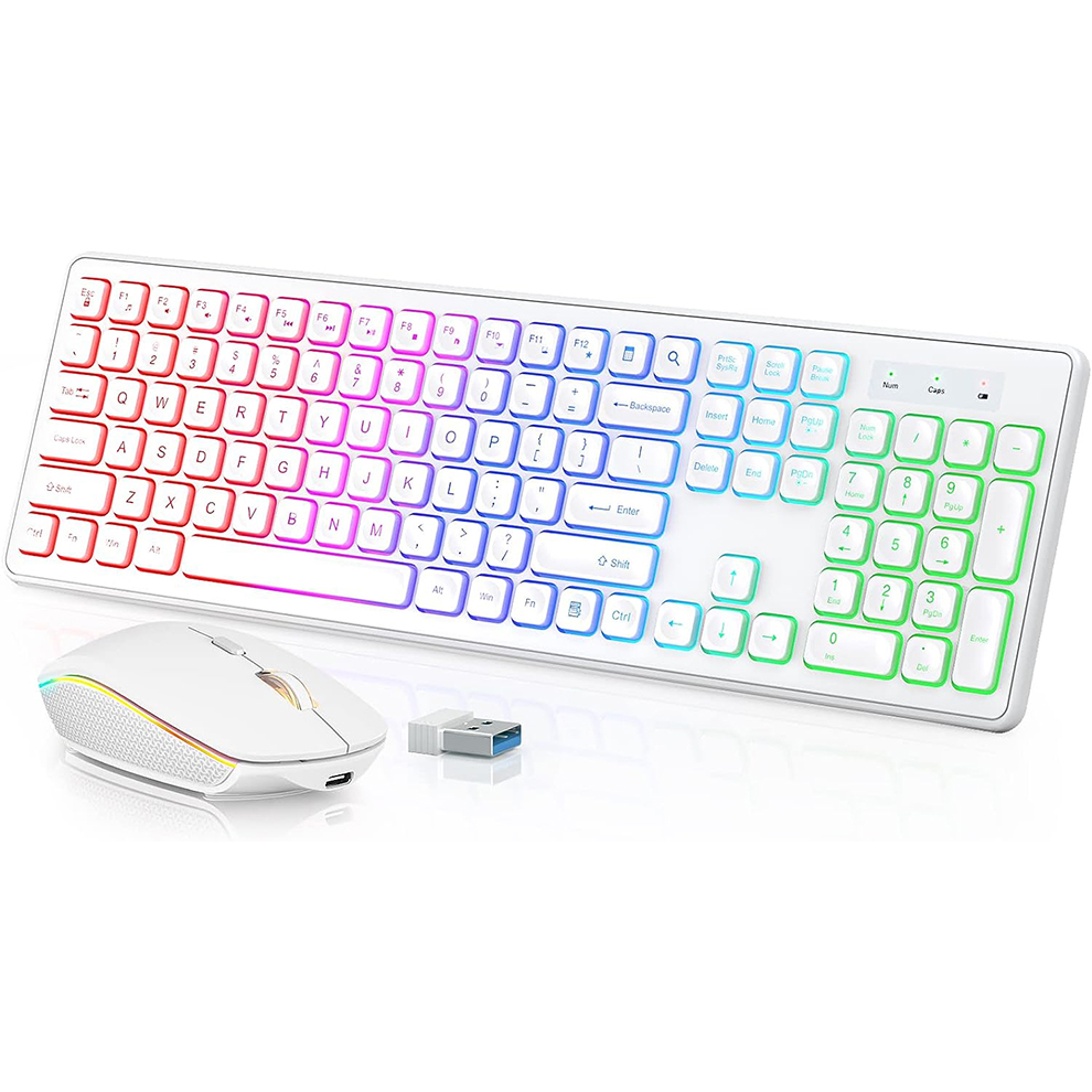 Clavier et souris sans fil rét - Gaming Keyboard And Mouse Combo avis et prix
